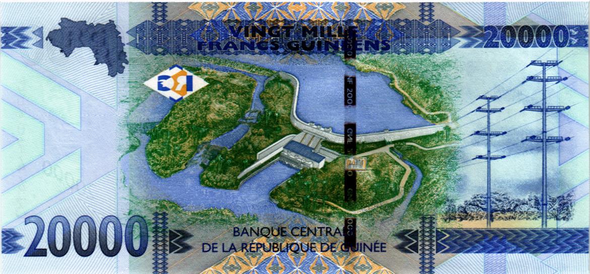 ГВИНЕЯ 20000 ФРАНКОВ мини 2