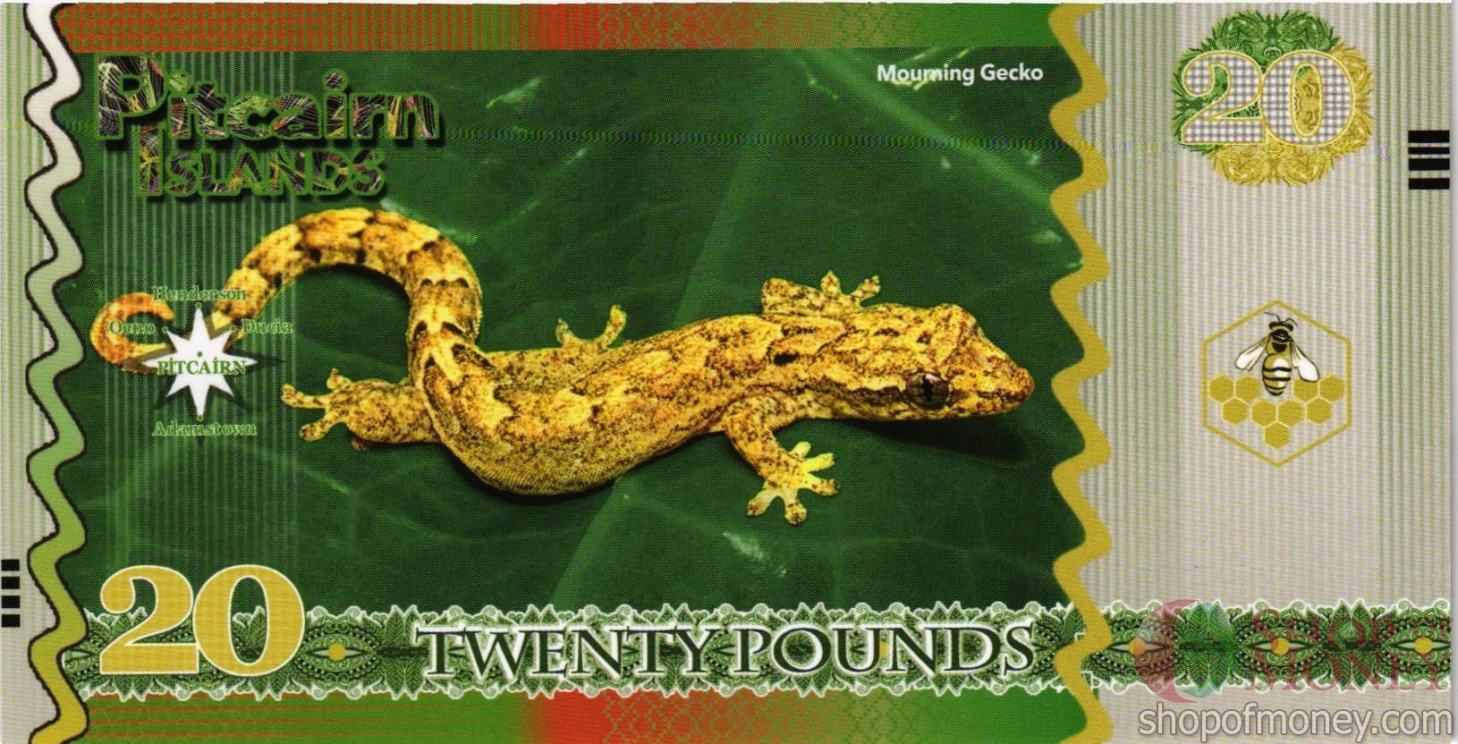 ОСТРОВА ПИТКЭРН 20 ФУНТОВ мини 2