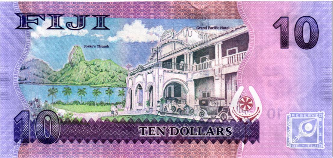ФИДЖИ 10 ДОЛЛАРОВ мини 2