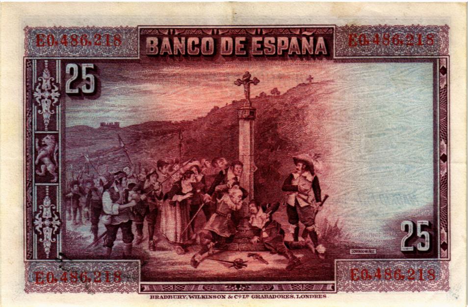 ИСПАНИЯ 25 ПЕСЕТ мини 2