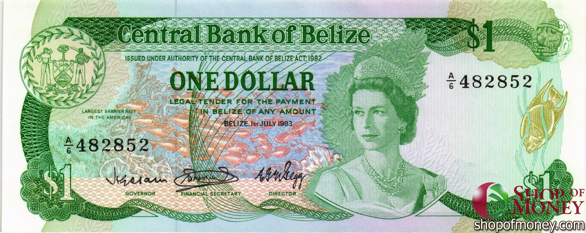 БЕЛИЗ 1 ДОЛЛАР мини 1