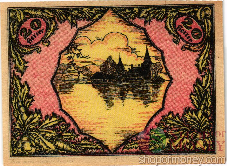 АВСТРИЯ 20 ХЕЛЛЕРОВ (НОТГЕЛЬД) мини 2