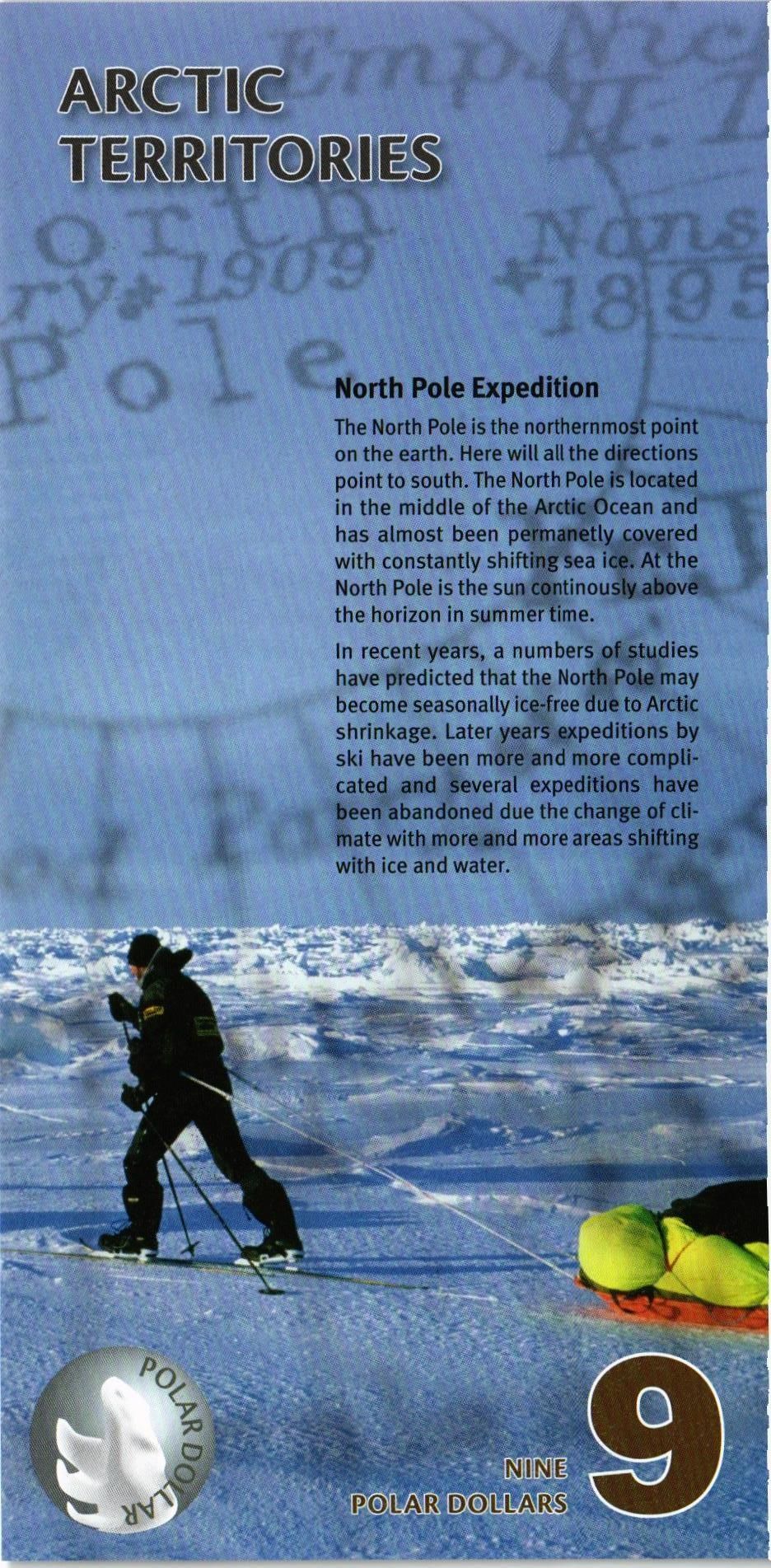 АРКТИЧЕСКИЕ ТЕРРИТОРИИ 9 ДОЛЛАРОВ мини 2