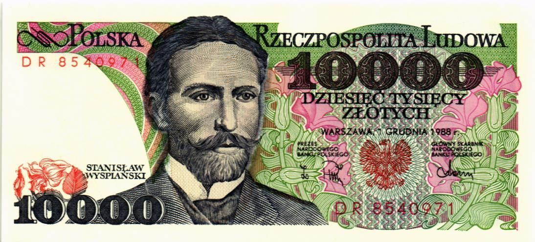 ПОЛЬША 10000 ЗЛОТЫХ мини 1