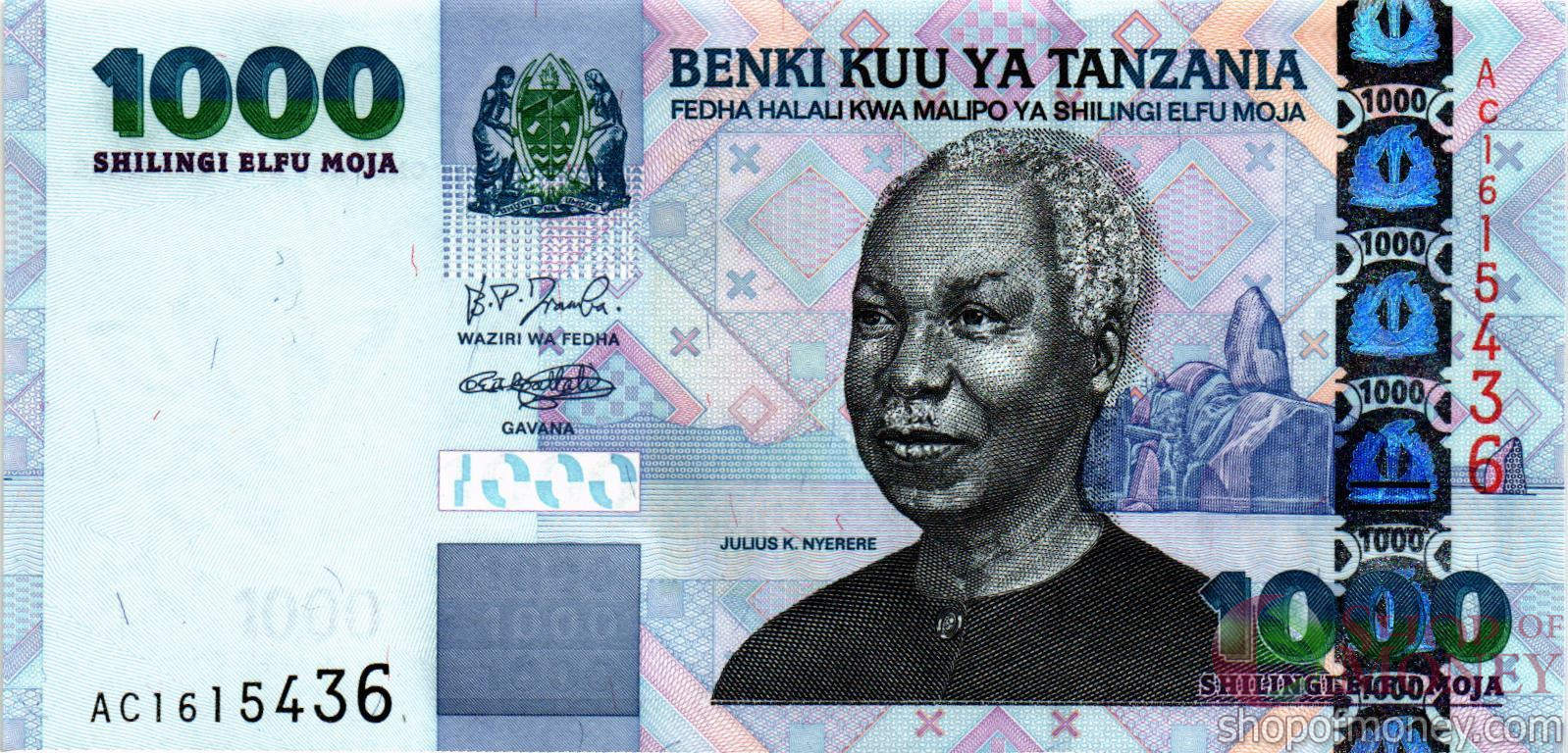 ТАНЗАНИЯ 1000 ШИЛЛИНГОВ мини 1