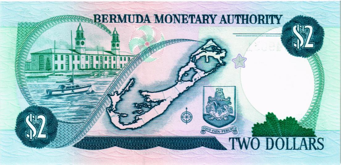 БЕРМУДСКИЕ ОСТРОВА 2 ДОЛЛАРА мини 2