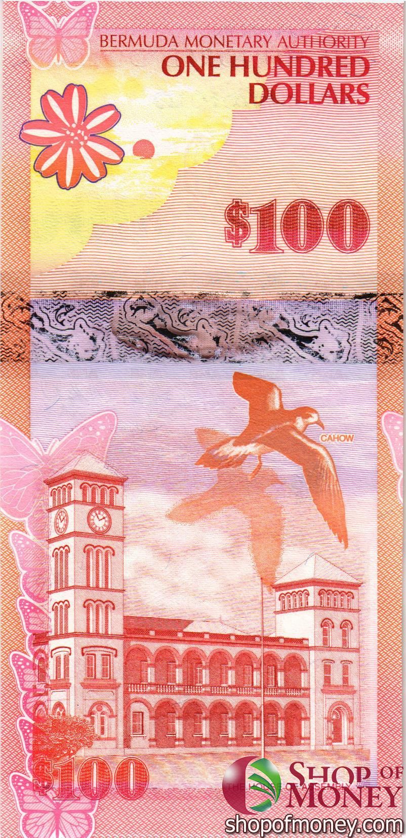 БЕРМУДСКИЕ ОСТРОВА 100 ДОЛЛАРОВ мини 2