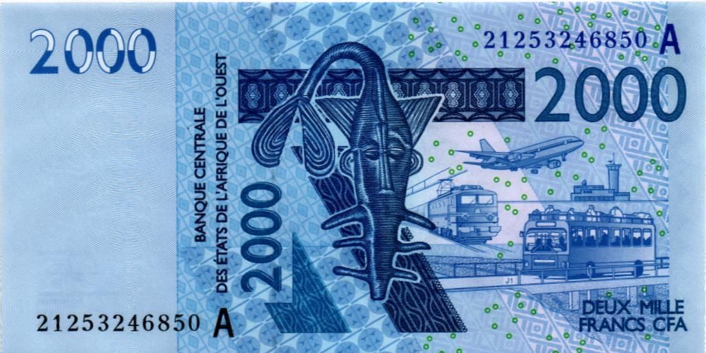 WAS - КОТ-Д'ИВУАР 2000 ФРАНКОВ (A)