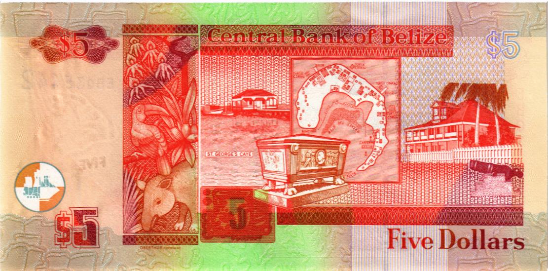 БЕЛИЗ 5 ДОЛЛАРОВ мини 2