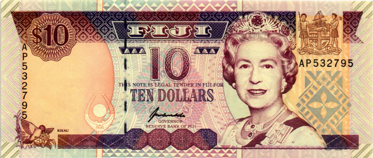 ФИДЖИ 10 ДОЛЛАРОВ