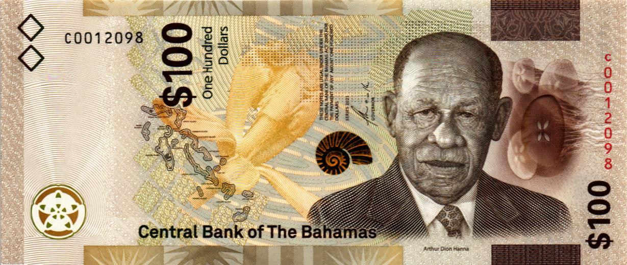 БАГАМСКИЕ ОСТРОВА 100 ДОЛЛАРОВ