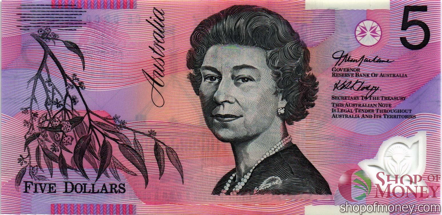 АВСТРАЛИЯ 5 ДОЛЛАРОВ