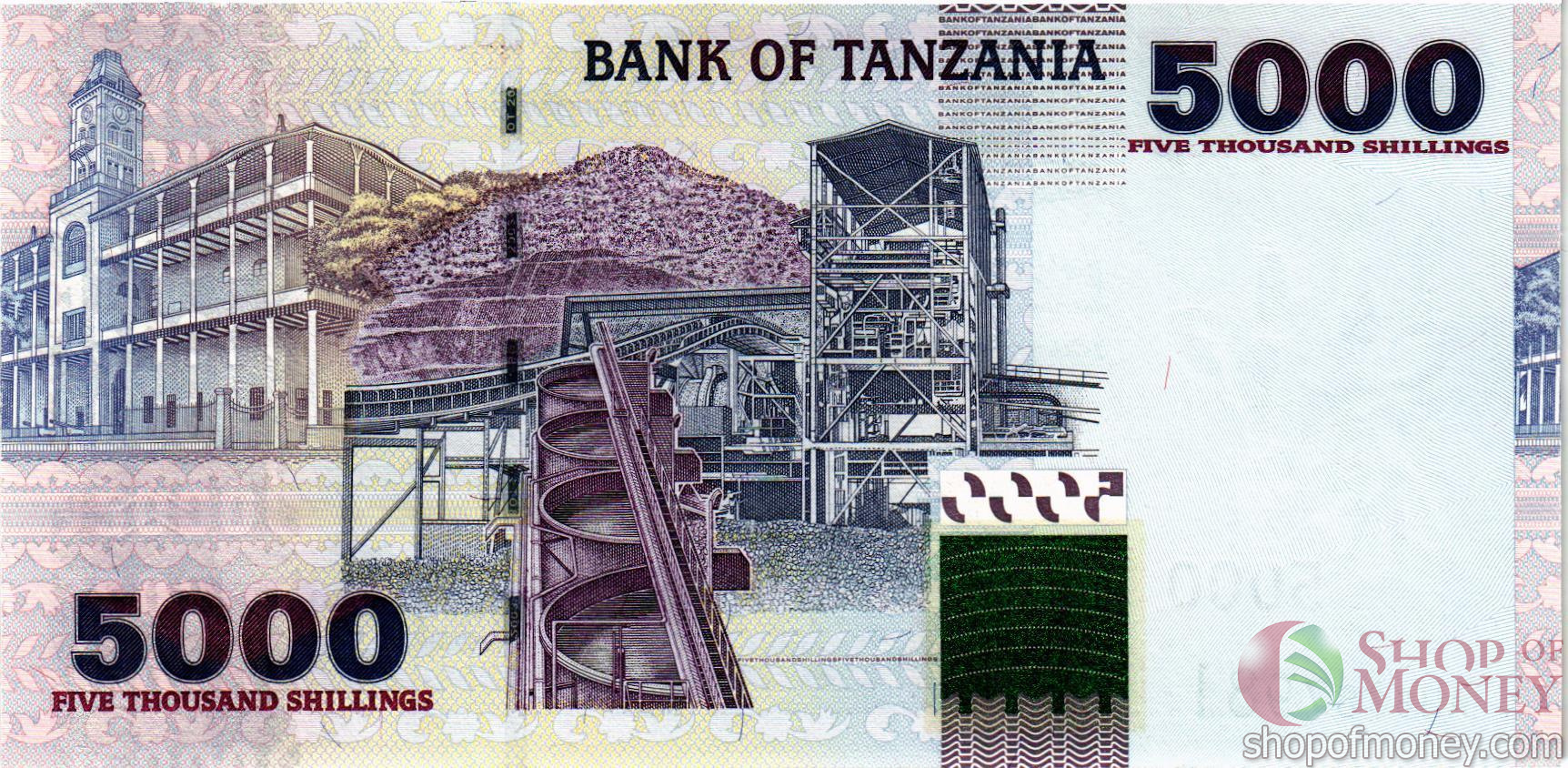ТАНЗАНИЯ 5000 ШИЛЛИНГОВ мини 2
