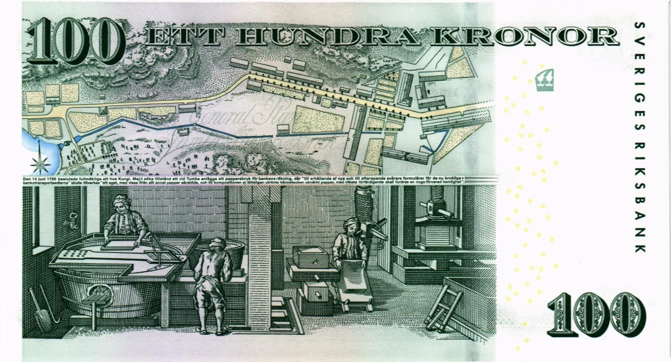 ШВЕЦИЯ 100 КРОН (В БУКЛЕТЕ) мини 3