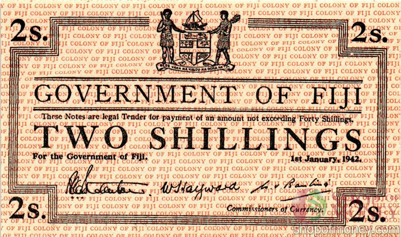 ФИДЖИ 2 ШИЛЛИНГА мини 1