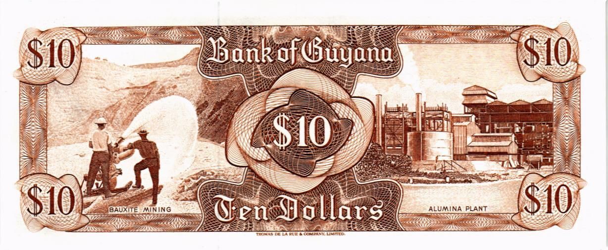 ГАЙАНА 10 ДОЛЛАРОВ мини 2
