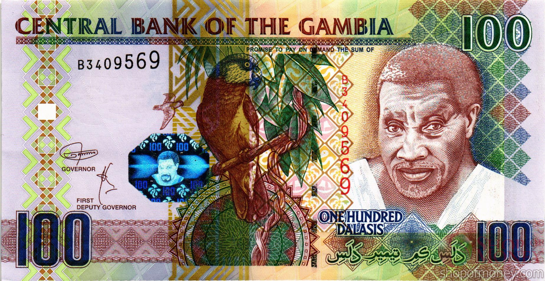 ГАМБИЯ 100 ДАЛАСИ