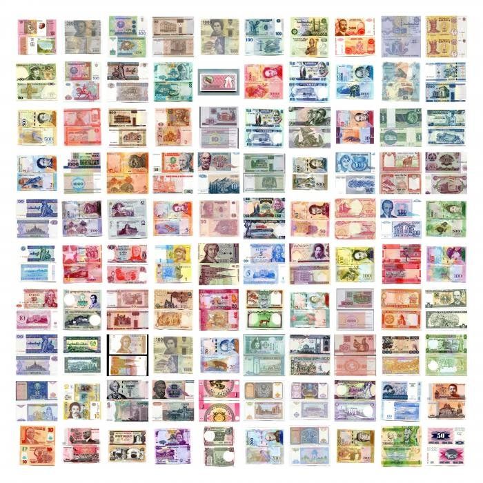 НАБОР 100 БАНКНОТ