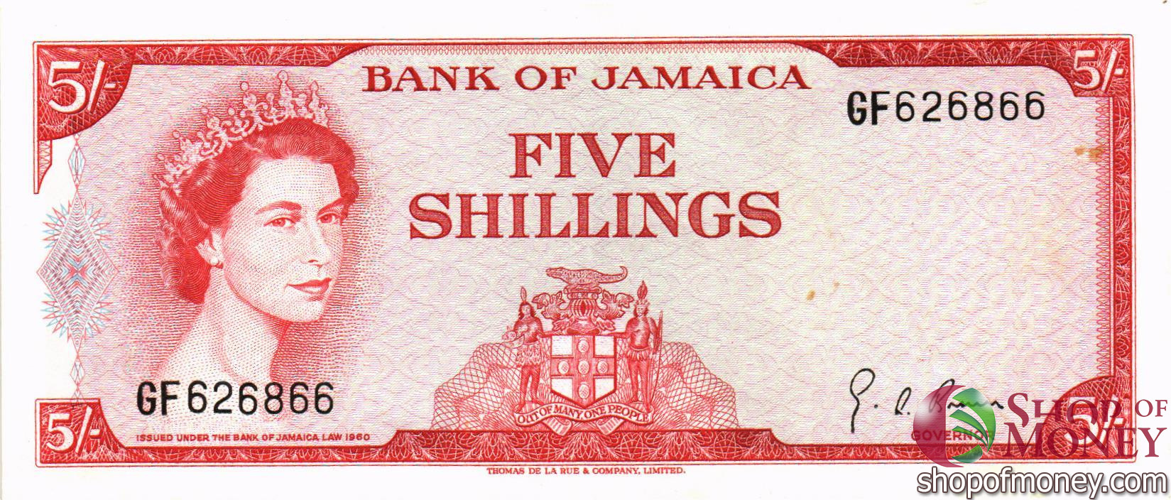 ЯМАЙКА 5 ДОЛЛАРОВ