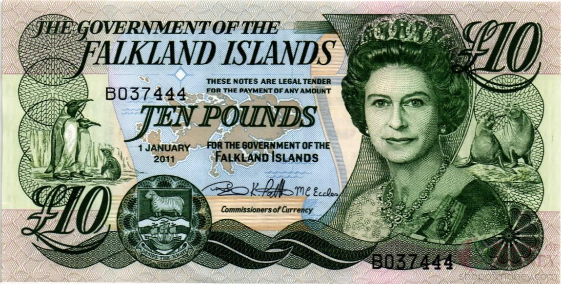 ФОЛКЛЕНДСКИЕ ОСТРОВА 10 ФУНТОВ мини 1