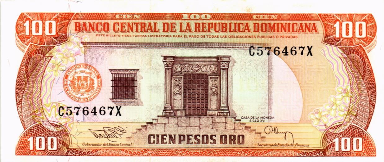ДОМИНИКАНСКАЯ РЕСПУБЛИКА 100 ПЕСО