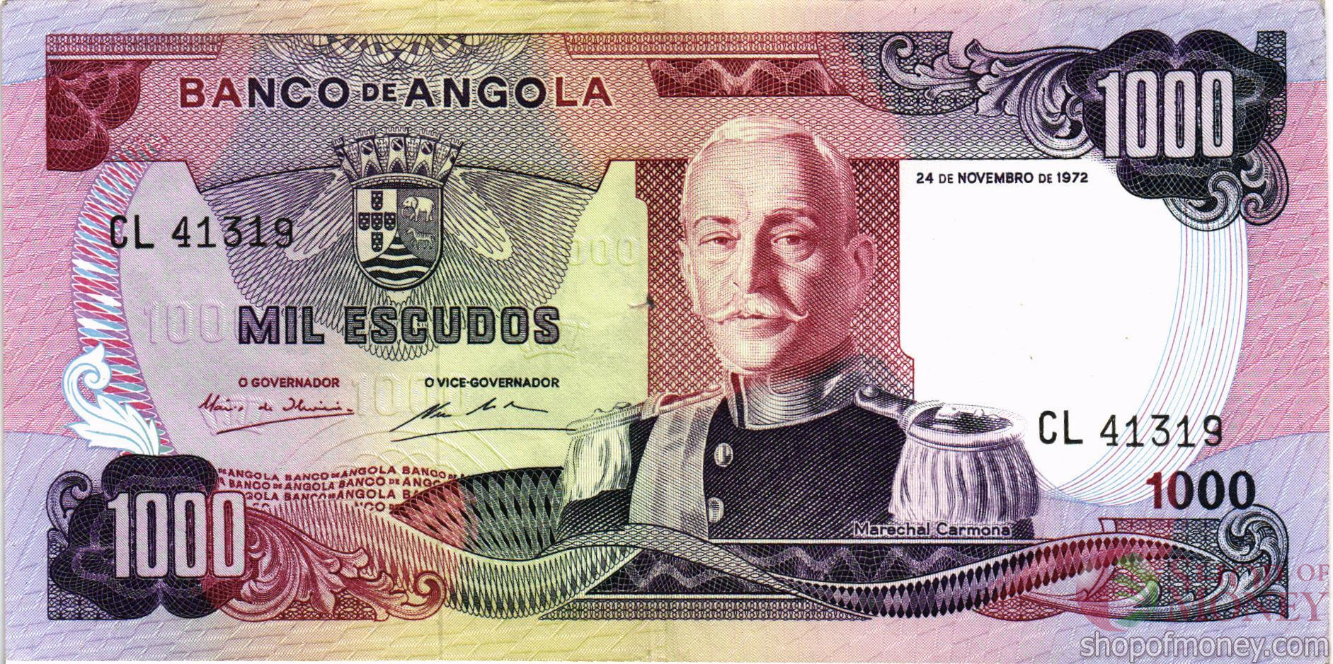 АНГОЛА 1000 ЭСКУДО