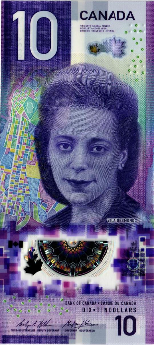 КАНАДА 10 ДОЛЛАРОВ мини 1