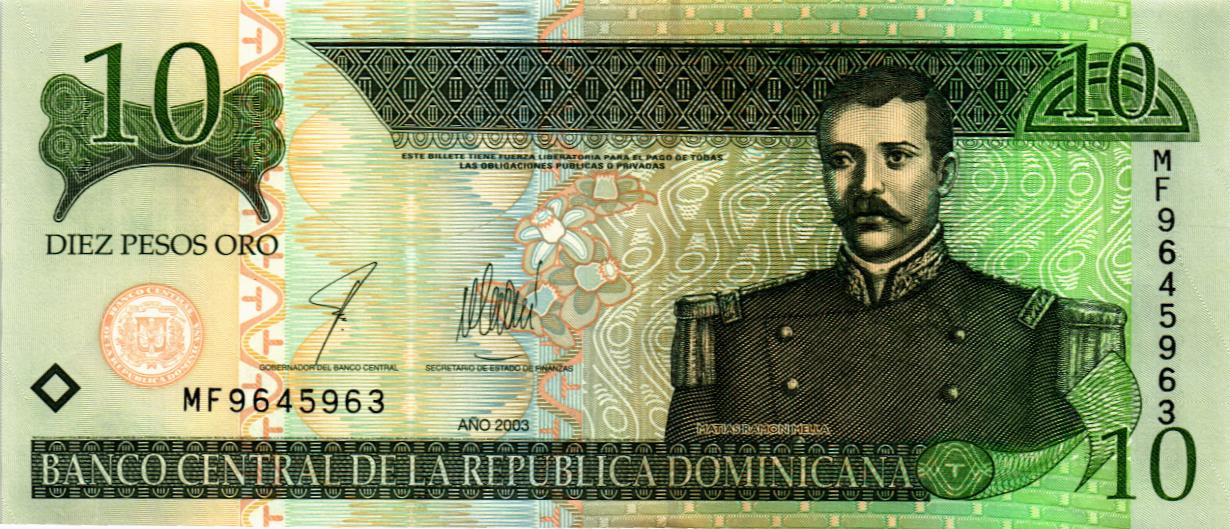 ДОМИНИКАНСКАЯ РЕСПУБЛИКА 10 ПЕСО мини 1