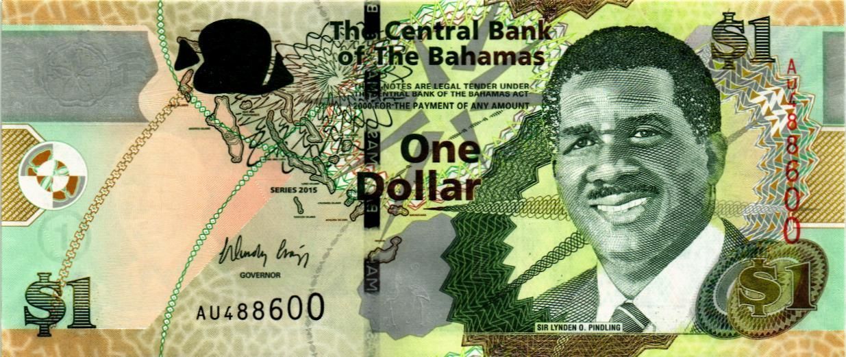 БАГАМСКИЕ ОСТРОВА 1 ДОЛЛАР мини 1