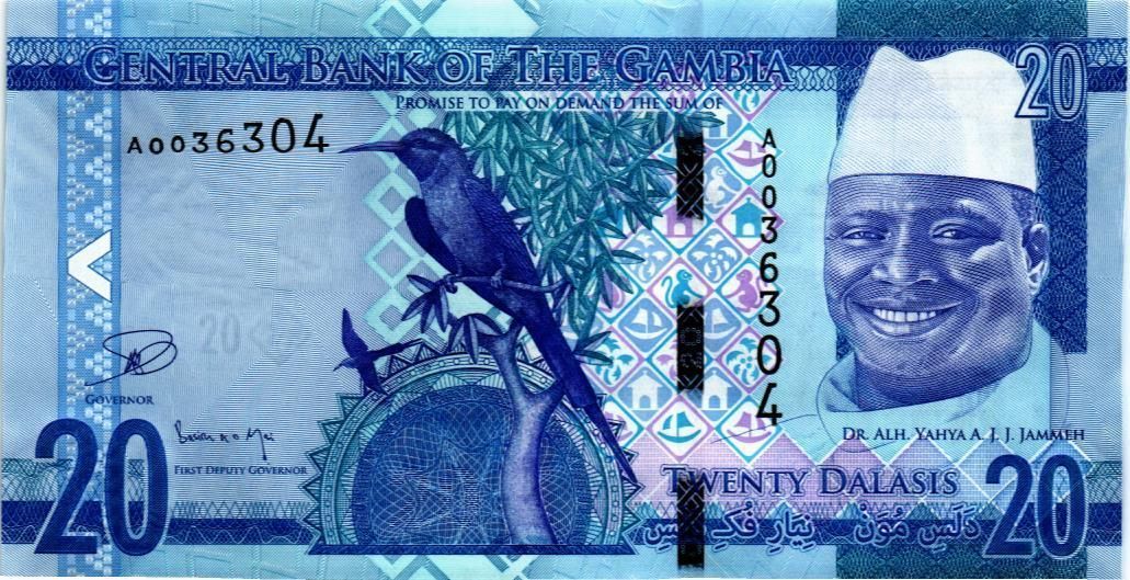 ГАМБИЯ 20 ДАЛАСИ
