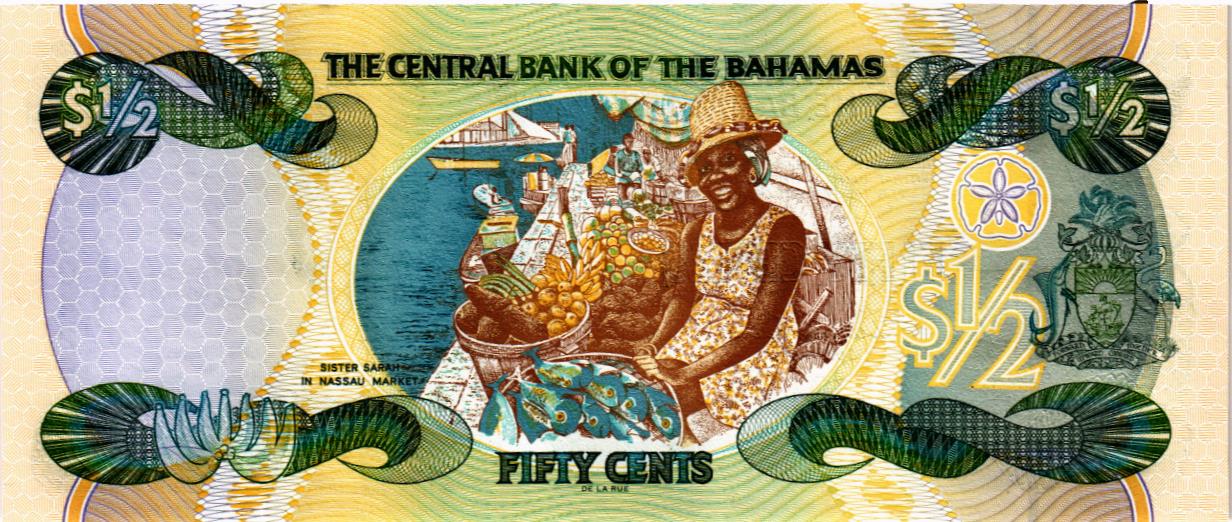 БАГАМСКИЕ ОСТРОВА 1/2 ДОЛЛАРА мини 2