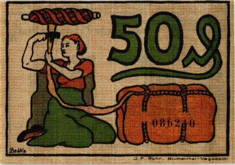 ГЕРМАНИЯ 50 ПФЕННИГОВ (НОТГЕЛЬД) мини 2