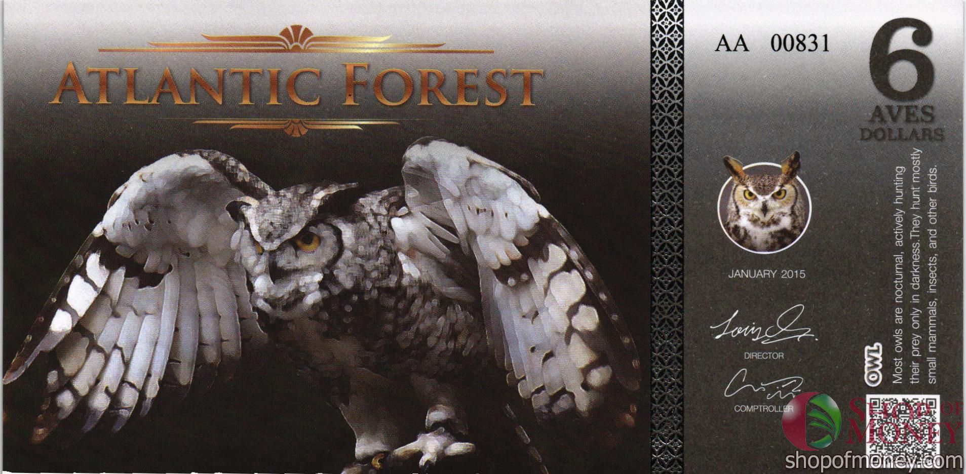 АТЛАНТИЧЕСКИЙ ЛЕС 6 ДОЛЛАРОВ мини 1