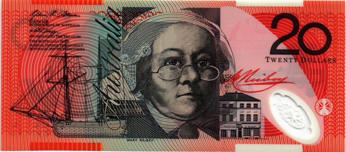 АВСТРАЛИЯ 20 ДОЛЛАРОВ