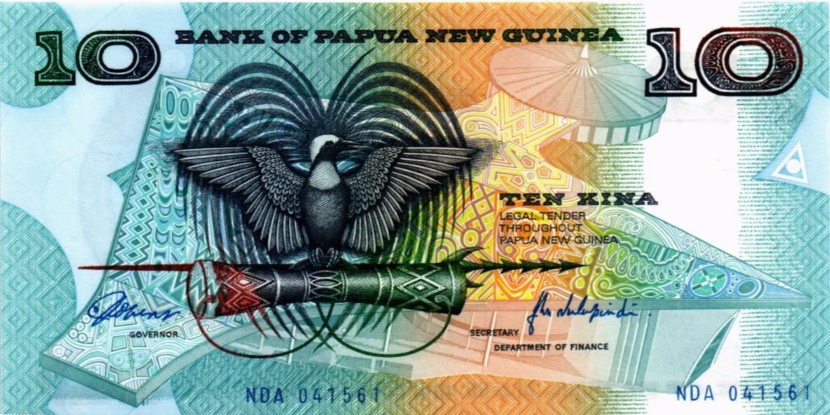 ПАПУА-НОВАЯ ГВИНЕЯ 10 КИНА мини 1