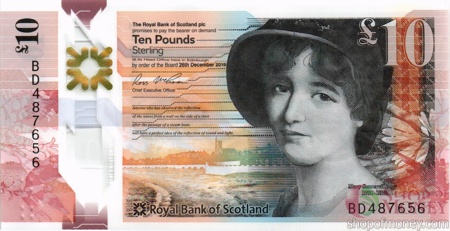 ШОТЛАНДИЯ 10 ФУНТОВ мини 1