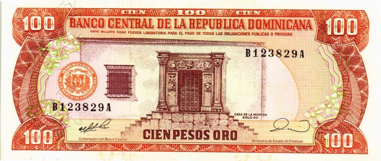 ДОМИНИКАНСКАЯ РЕСПУБЛИКА 100 ПЕСО