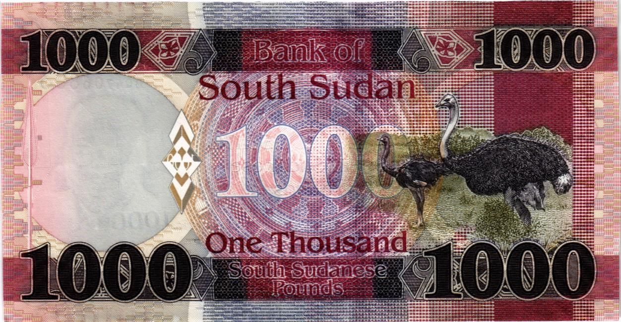 ЮЖНЫЙ СУДАН 1000 ФУНТОВ мини 2