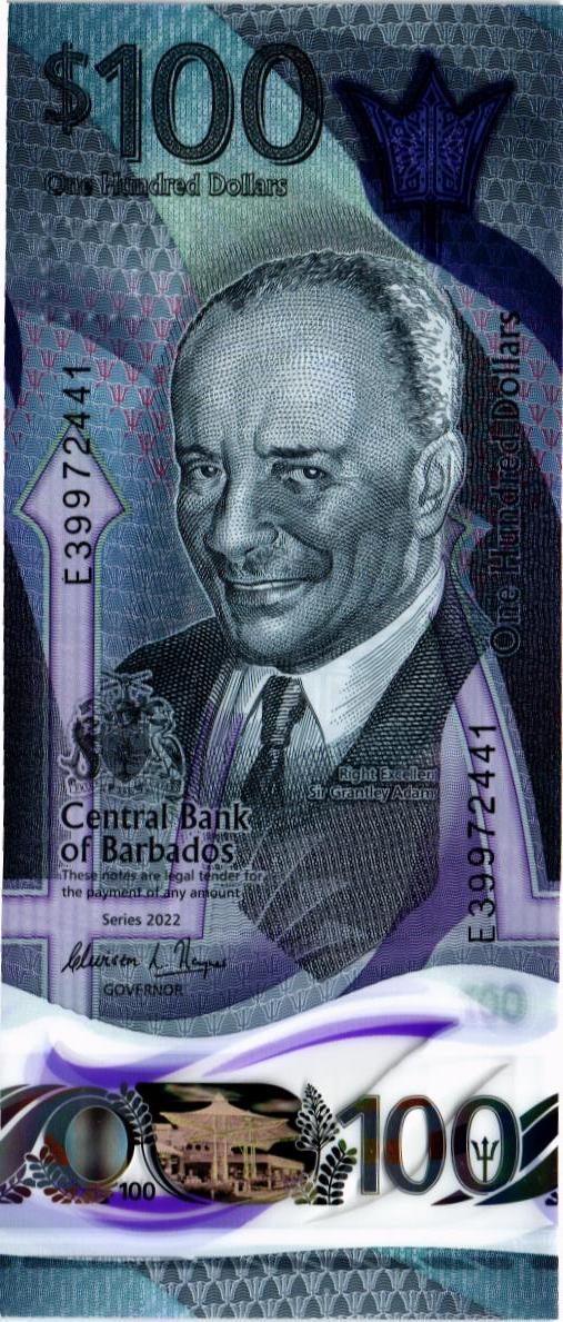 БАРБАДОС 100 ДОЛЛАРОВ