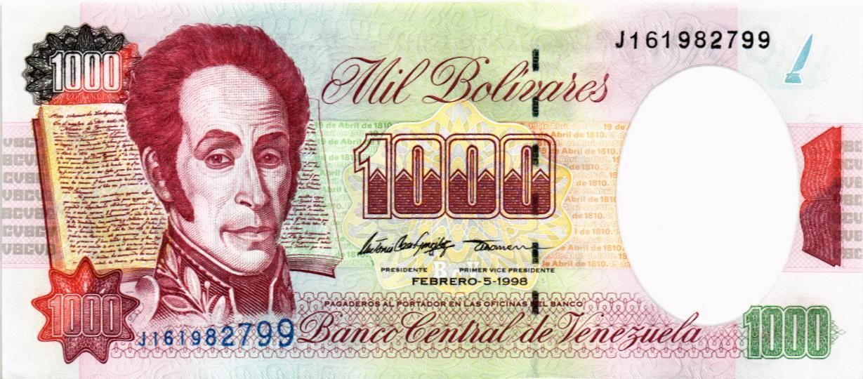 ВЕНЕСУЭЛА 1000 БОЛИВАР (05.02.1998) мини 1