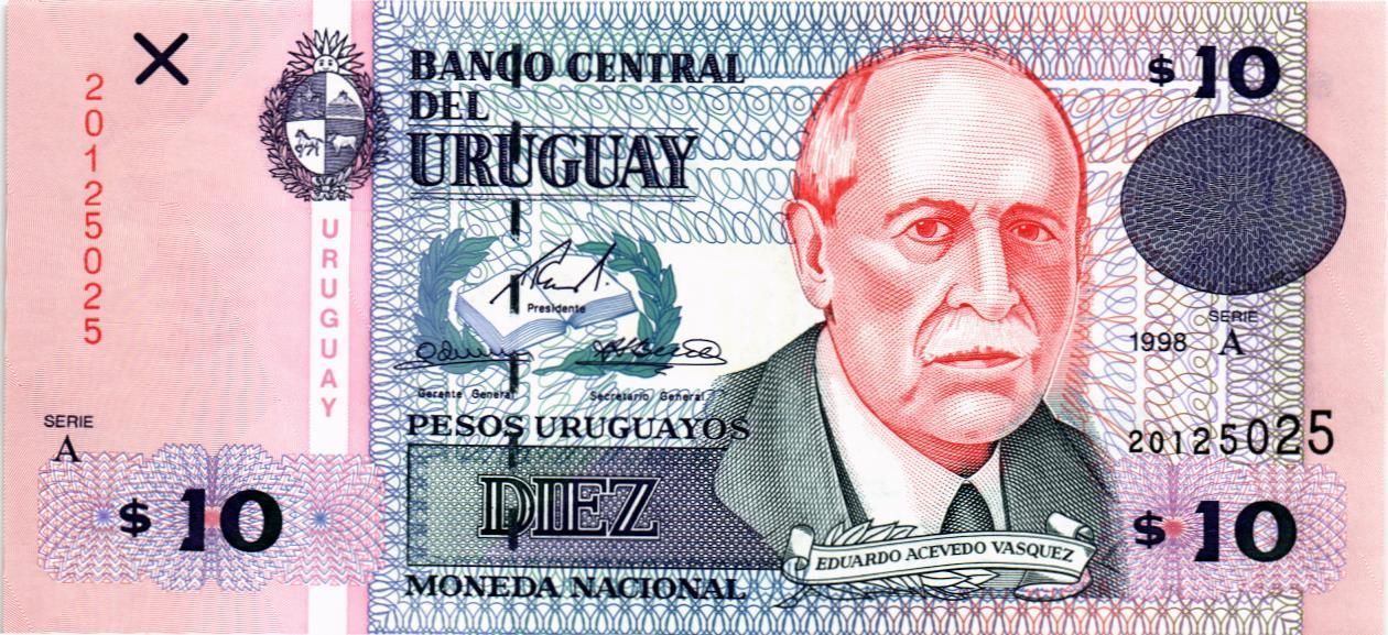 УРУГВАЙ 10 ПЕСО