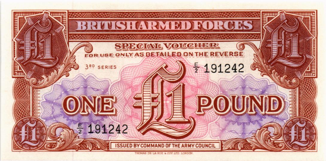 ВЕЛИКОБРИТАНИЯ/АНГЛИЯ 1 ФУНТ (БРИТАНСКАЯ АРМИЯ) мини 1