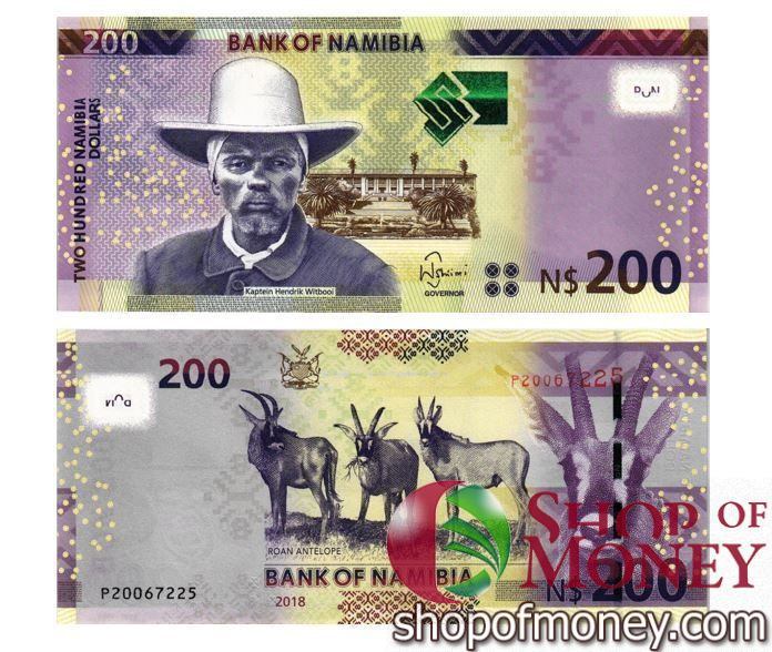 НАМИБИЯ 10 20 30 50 100 200 ДОЛЛАРОВ мини 3