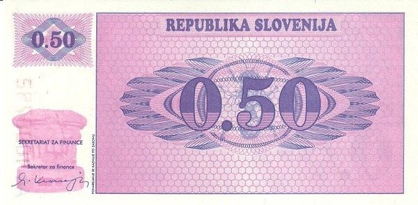 СЛОВЕНИЯ 0.5 ТОЛАР