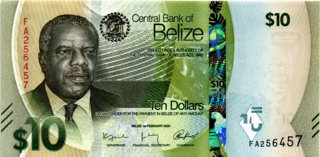 БЕЛИЗ 10 ДОЛЛАРОВ