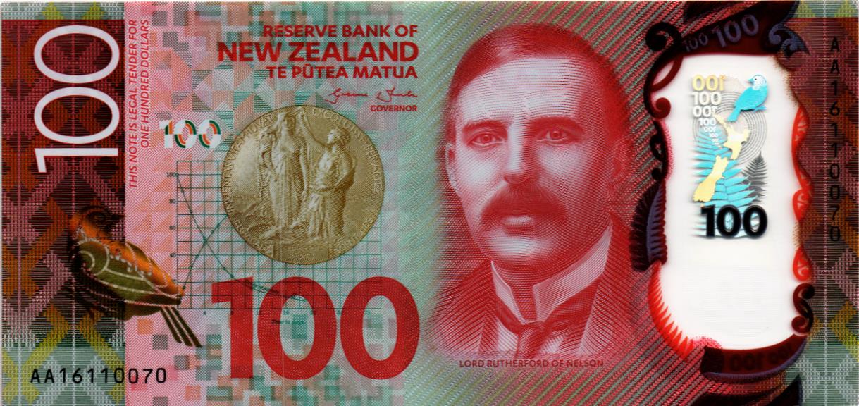 НОВАЯ ЗЕЛАНДИЯ 100 ДОЛЛАРОВ (СЕРИЯ -AA-)