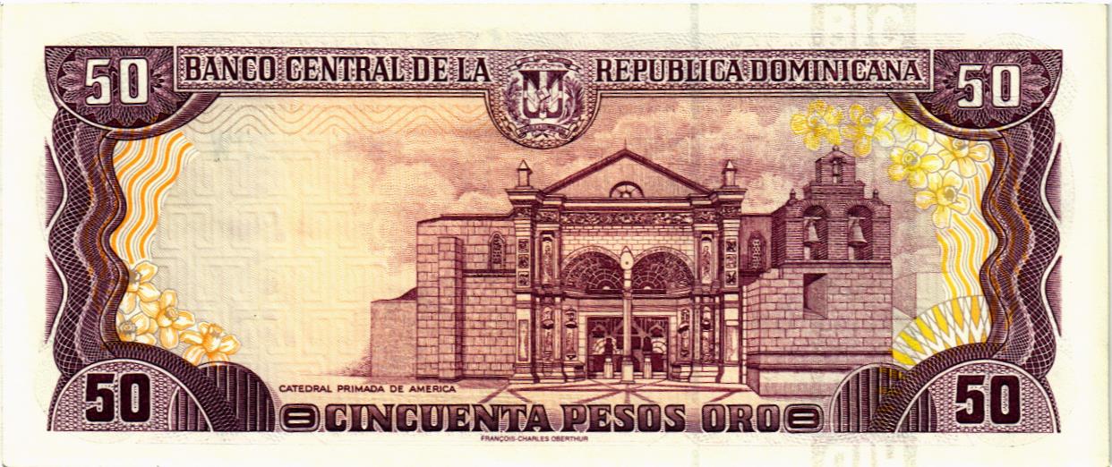 ДОМИНИКАНСКАЯ РЕСПУБЛИКА 50 ПЕСО мини 2