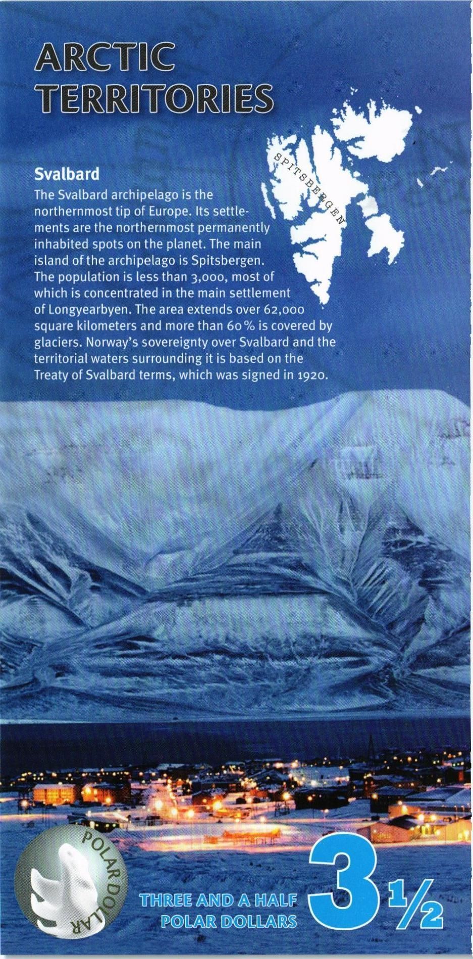 АРКТИЧЕСКИЕ ТЕРРИТОРИИ 3.5 ДОЛЛАРA мини 2