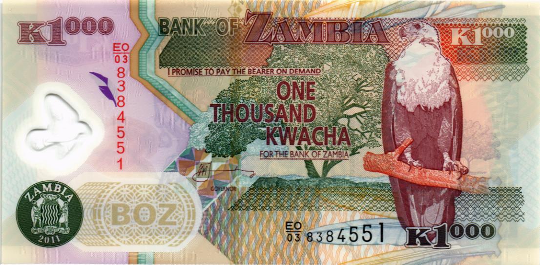 ЗАМБИЯ 1000 КВАЧА мини 1