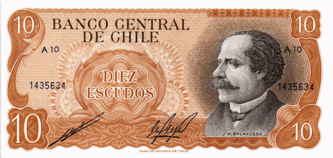 ЧИЛИ 10 ЭСКУДО